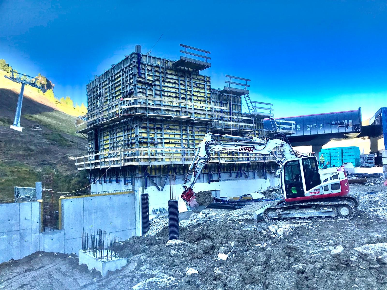 Hochalpiner Beton- und Holzbau in Ischgl