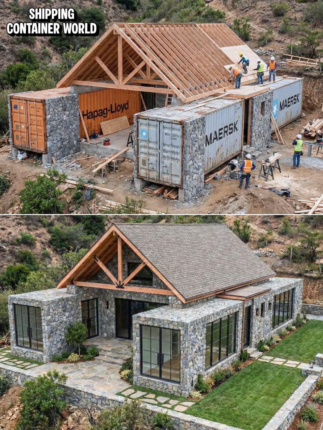 Containerchalet St. Anton am Arlberg – Moderner Hybridbau mit Stein & Holz