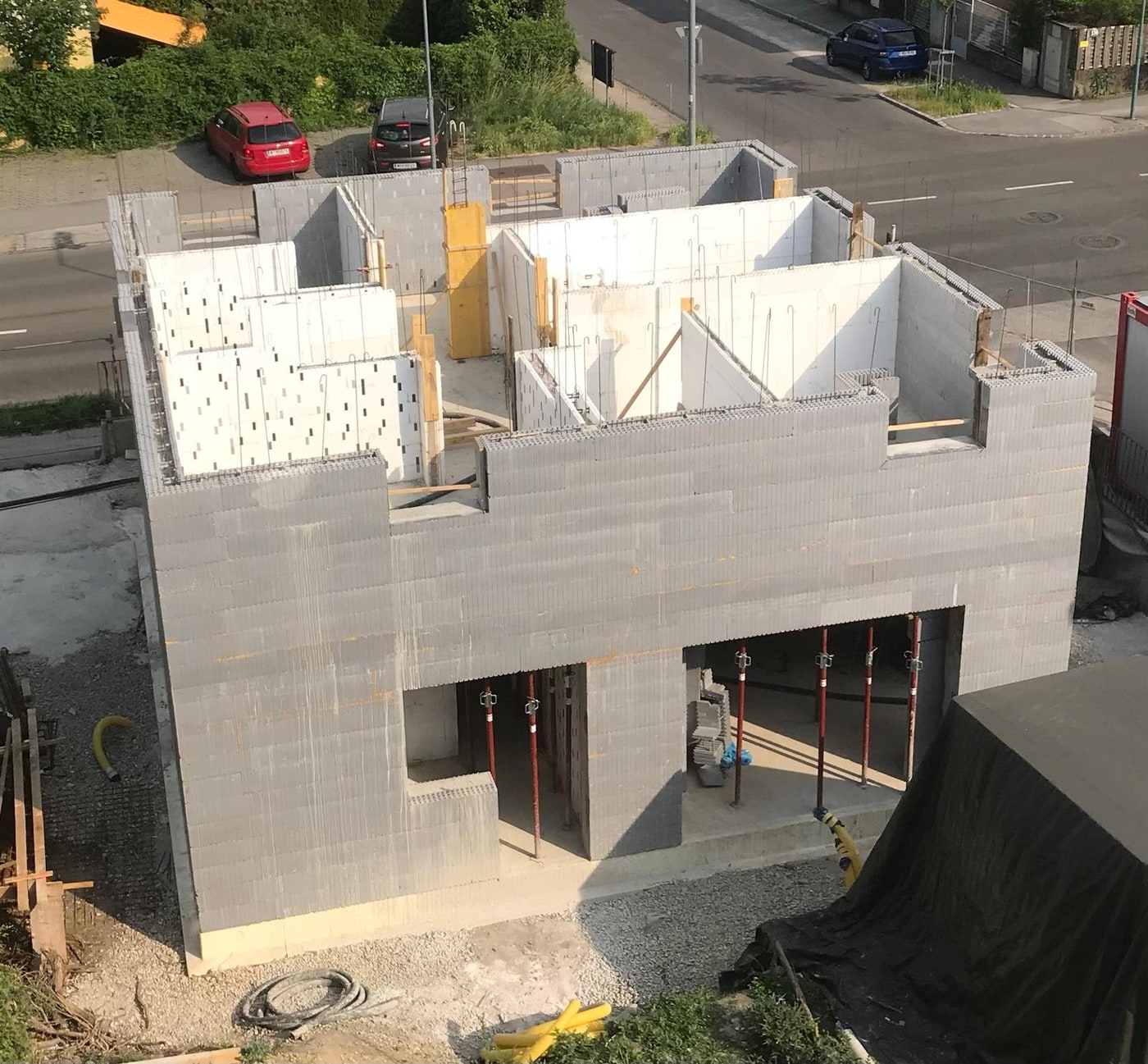 Geschossfertiger Rohbau im Passivhausstandard